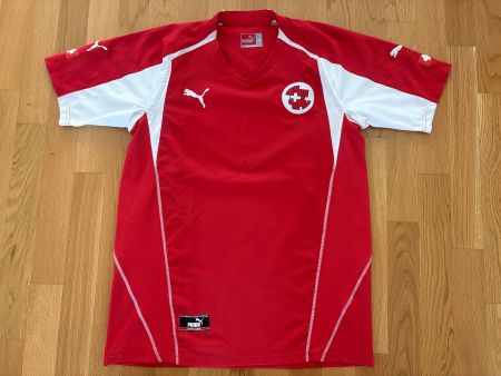 ORIGINAL SCHWEIZ NATI TRIKOT 2004/06 MAILLOT SUISSE PUMA XL
