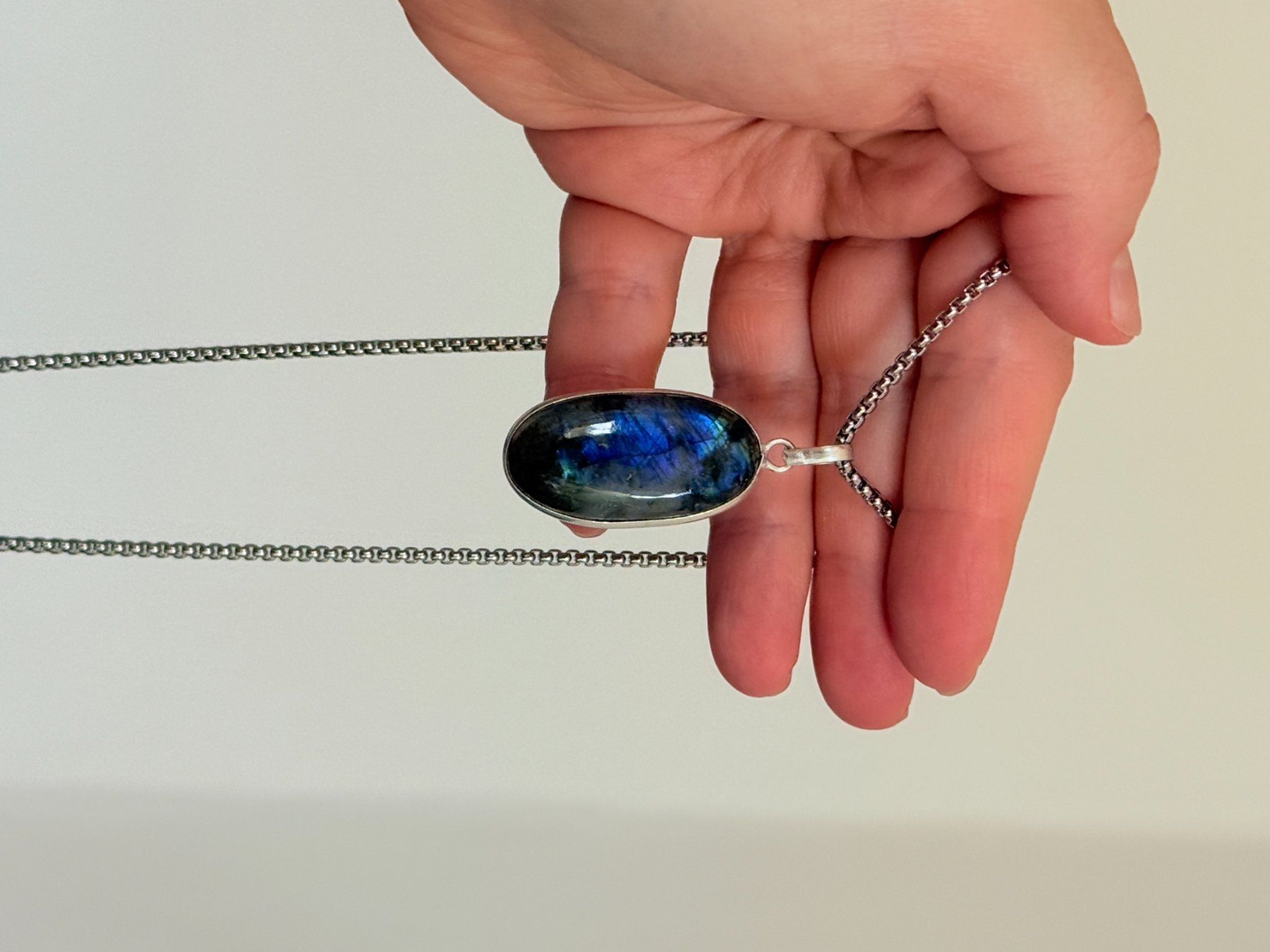 Catenine: Collier avec Labradorite – Nuovo e nell'imballaggio originale da Genève venduto da AWWA 8