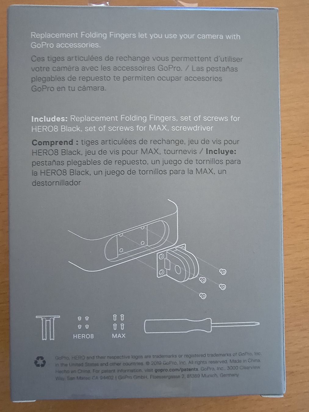 Gopro Action Cam: GoPro Folding Fingers – Nuovo e nell'imballaggio originale da Herbligen venduto da Zban 1