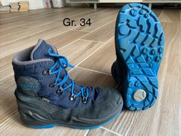 Lowa Rufus Winterschuhe Gr. 34 blau