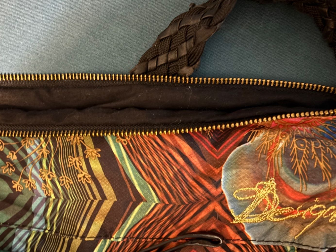 Desigual Borse da donna: Handtasche Desigual bunt gemustert mit Schmetterling – Usato da Bülach venduto da bjoernbenny 8