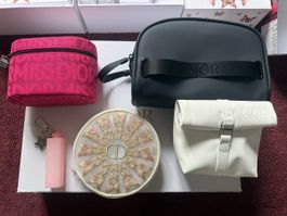 Dior Beauty Pouch Set + Dior Key ring