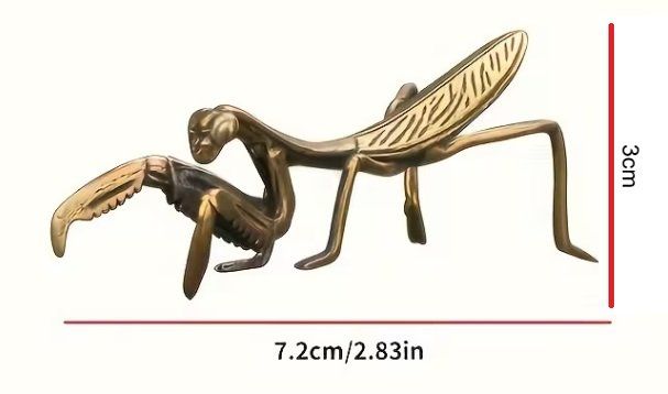 Statuette: Mantis aus messing – Nuovo (secondo la descrizione) da Uerkheim venduto da Justi.y 6