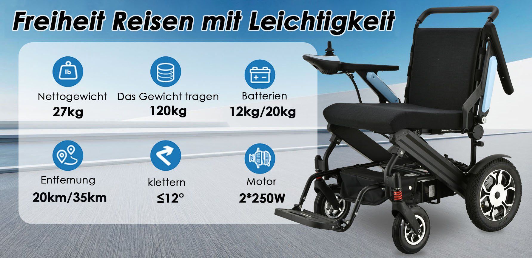 Sedie a rotelle: Neu! E-Rollstuhl, Neu mit Garantie – Nuovo e nell'imballaggio originale da Vinelz venduto da AlexNetti007 1