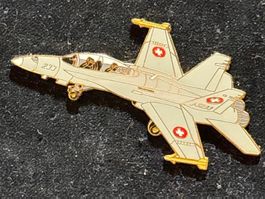 Pin Hornet der Schweizer Luftwaffe, 039/300, Original!