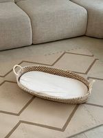 Wickelkorb mit Matratze Seegras Babynest-Sehr guter Zustand