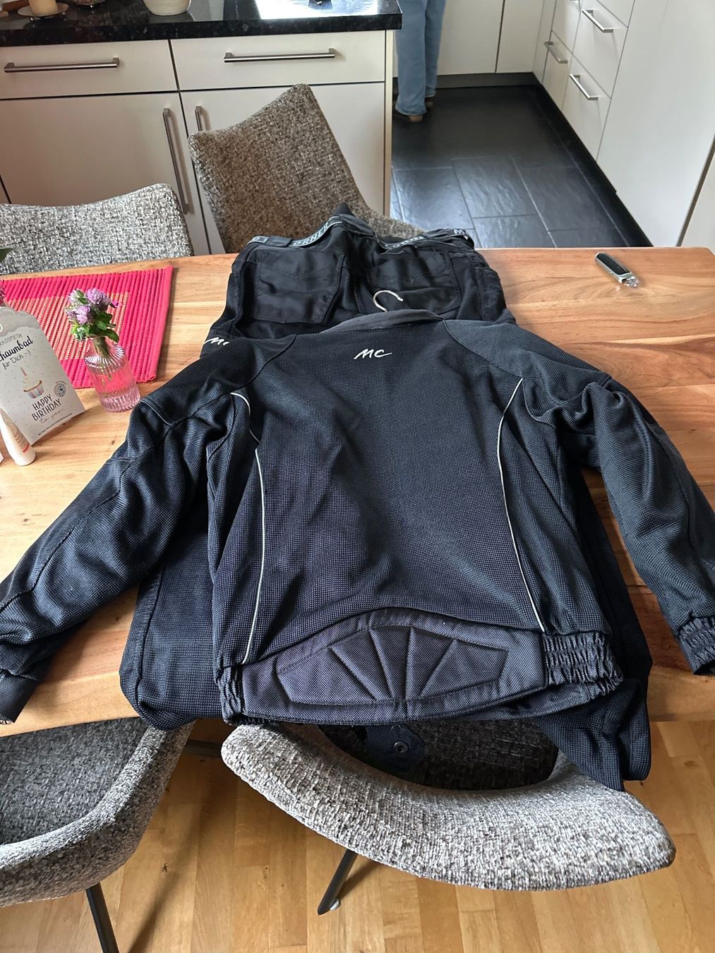 Strada: Motorrad Textil Jacke & Hose. Sommer, Winddurchlässig – Nuovo (secondo la descrizione) da Hinwil venduto da Wutu 5