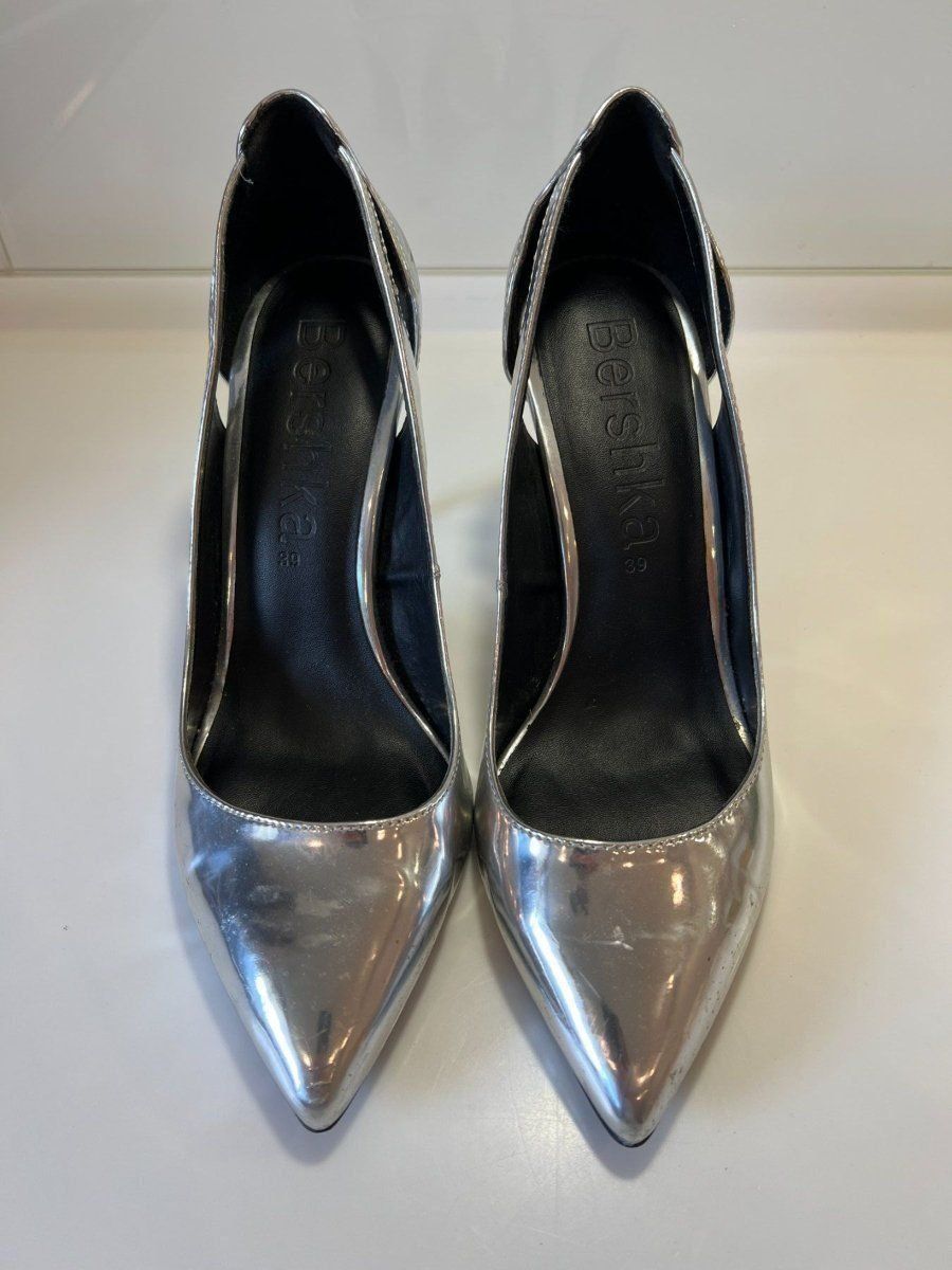 Bershka Scarpe da donna: silver Bershka High Heels, Size 39 – Usato da Muri b. Bern venduto da michellew23 1