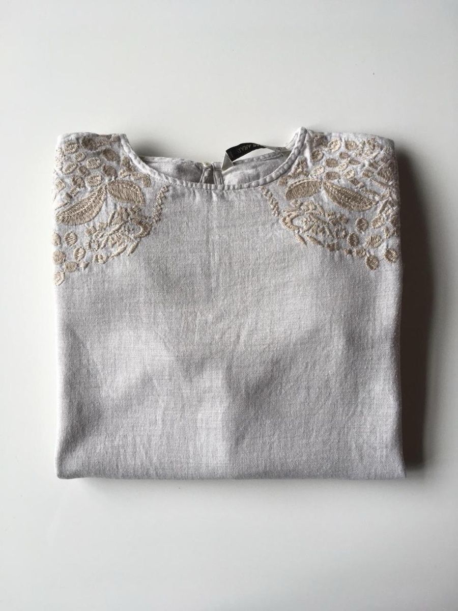 Zara Camicette: Blouse brodée - S - Bohème chic – Usato da Troinex venduto da Irisglo 7
