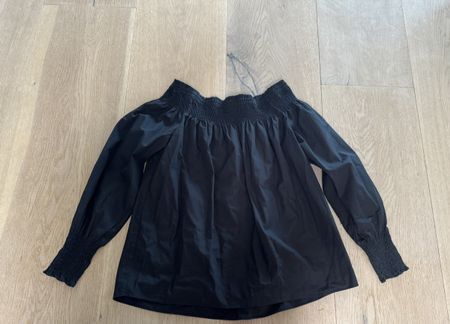 Schickes Zara Basic Oberteil, Offshoulder, Gr. M, Schwarz