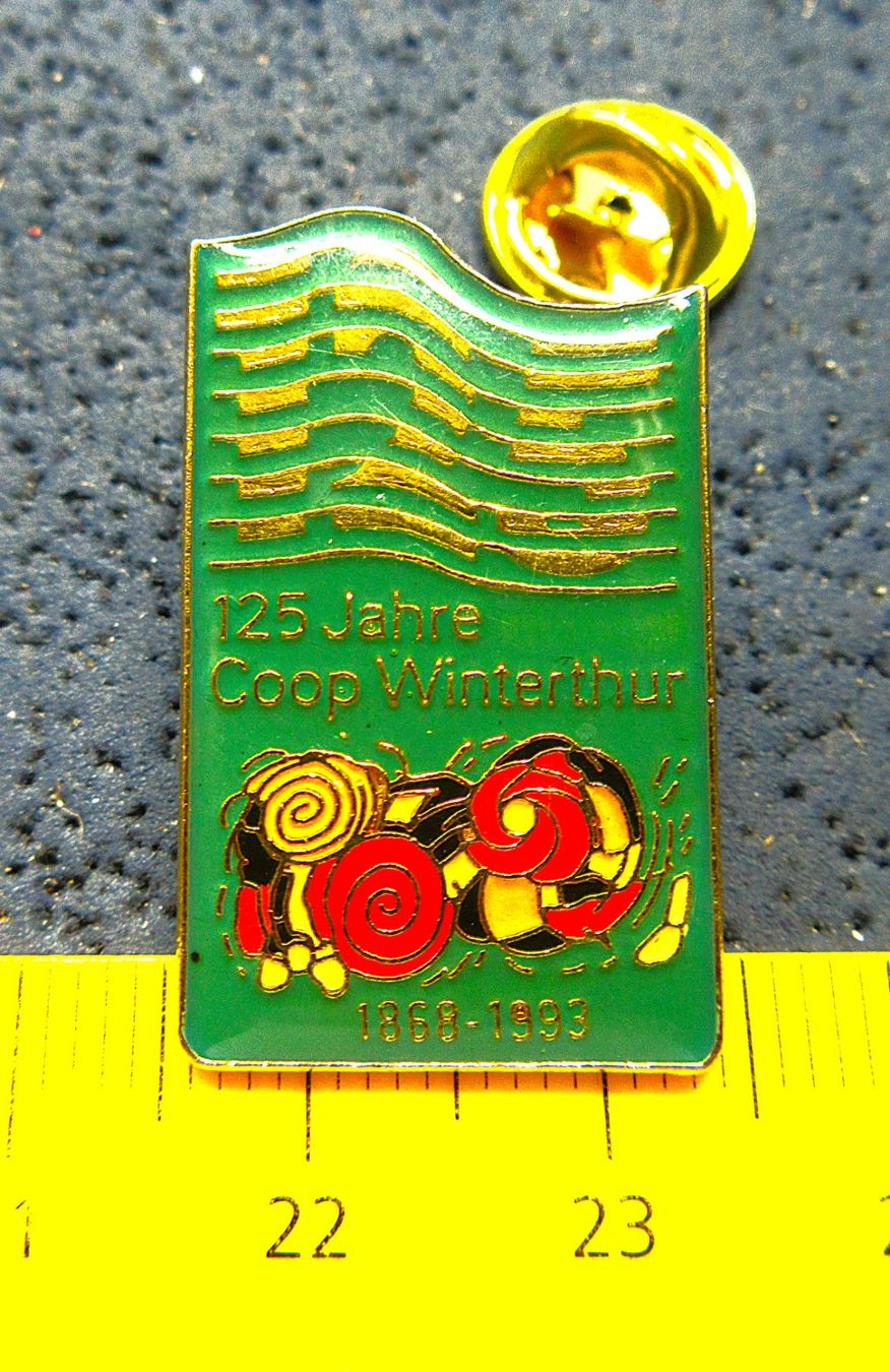 Swiss Plaketten & Abzeichen: COOP PIN 125JAHRE – Gebraucht aus Ettingen von Hausi4711