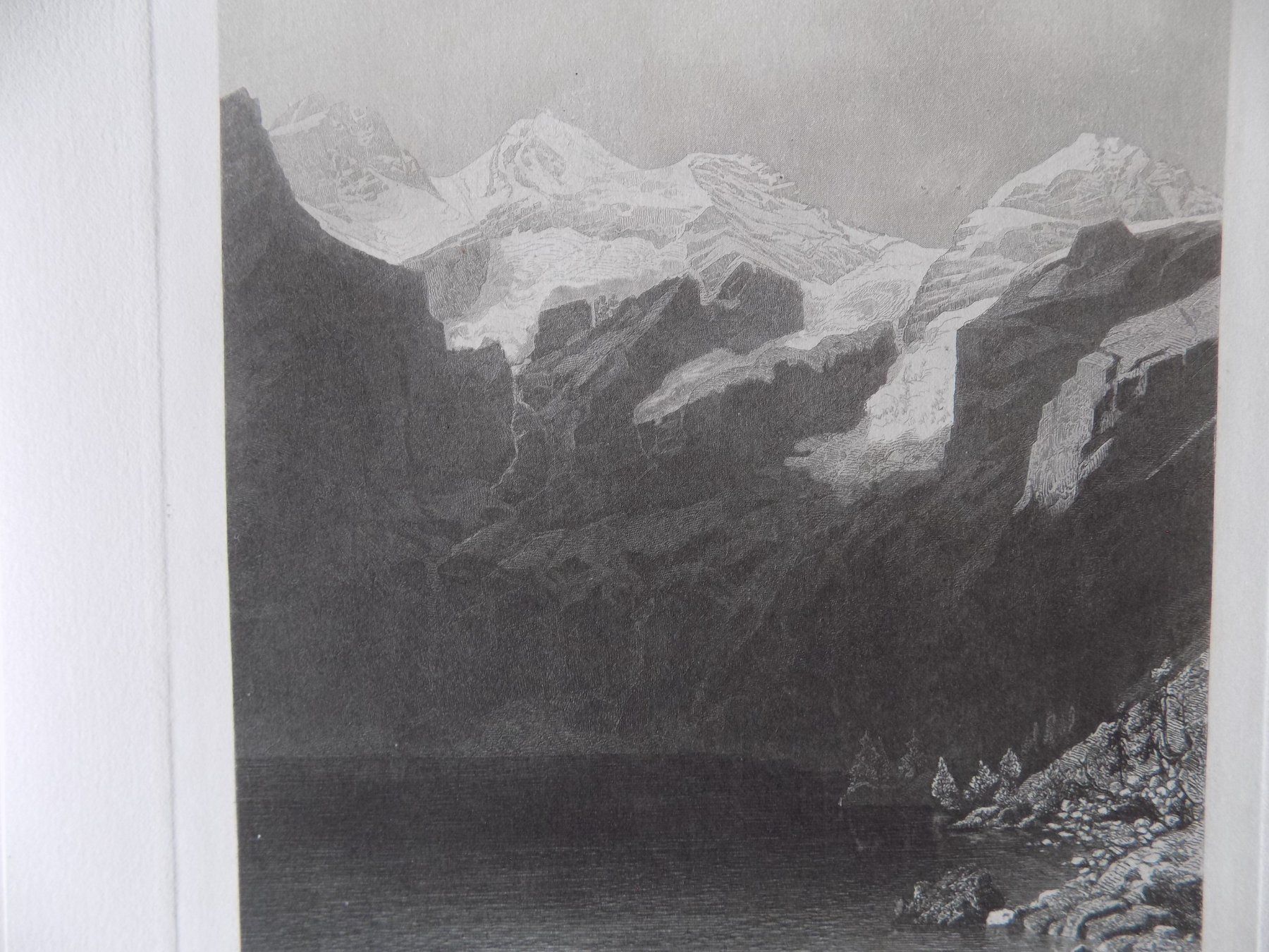Incisioni: Der Oeschinensee bei Kandersteg – Usato da Risch venduto da Antikfee 3