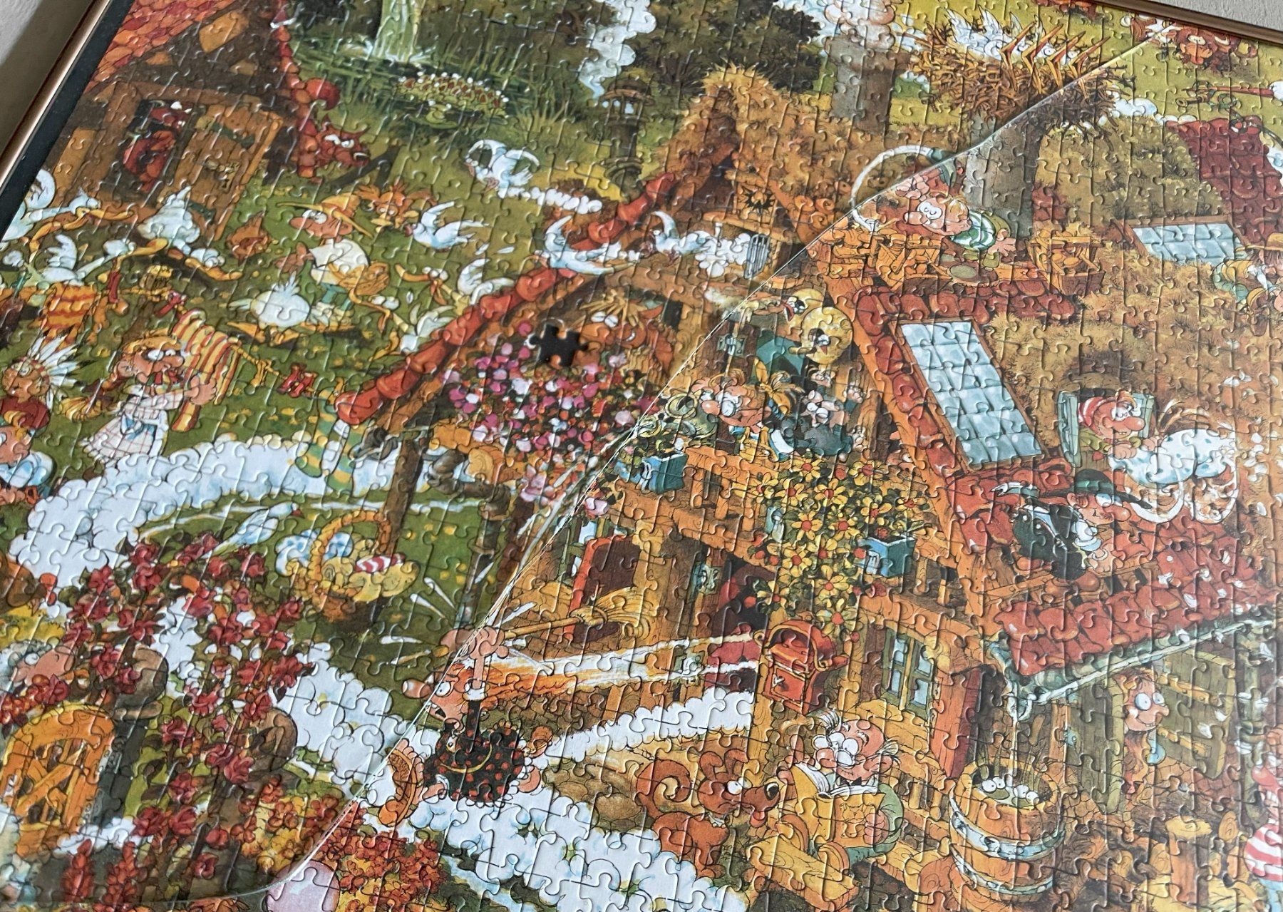 Puzzle: Puzzle  - Gerahmt - 84 x 60cm – Usato da Oftringen venduto da Vucki 1