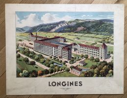 Original Werbeplakat Longines
