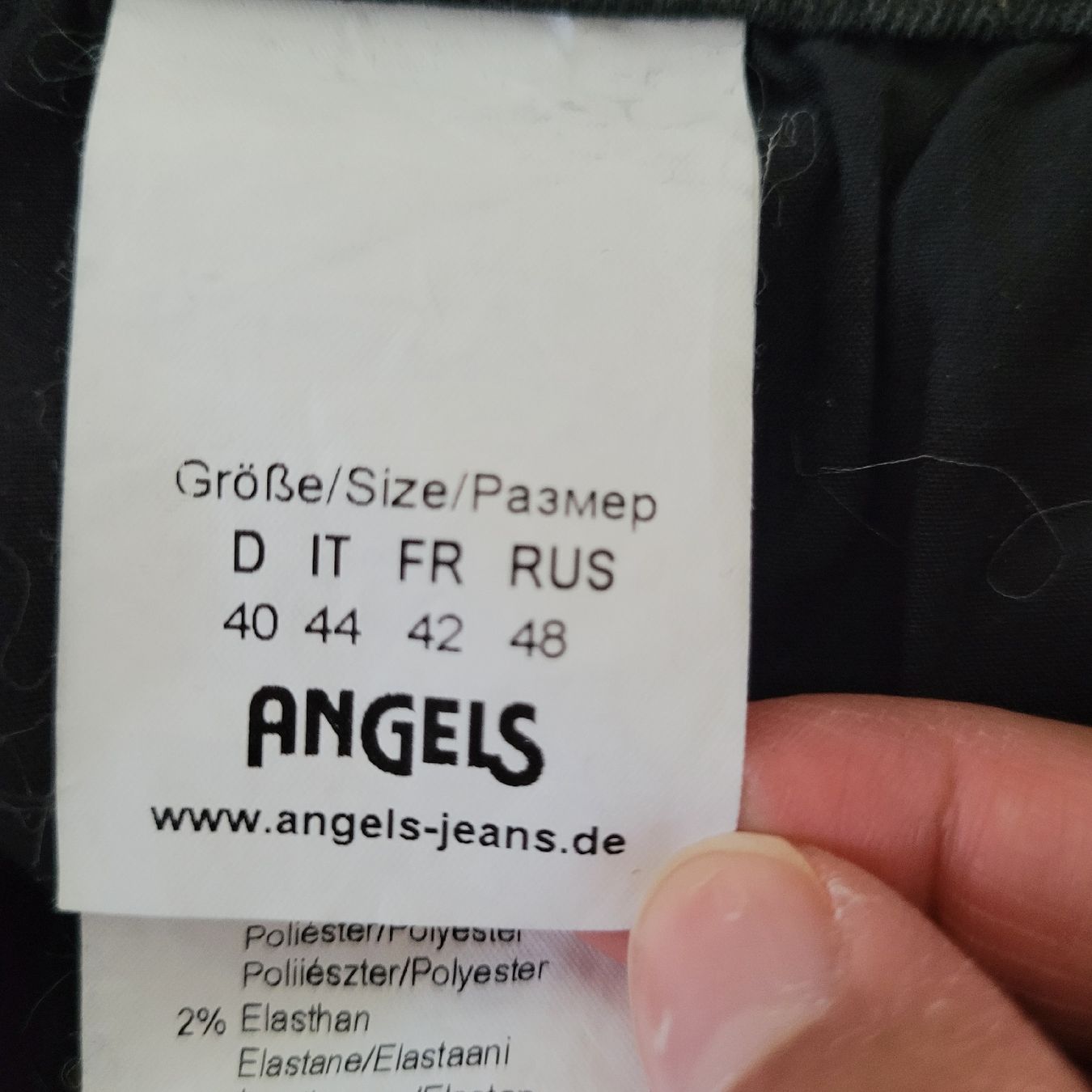 Angels Jeans: ANGELS Jeans Noir western- Taille 42 – Nuovo e nell'imballaggio originale da Genève venduto da Tanaa_12 3