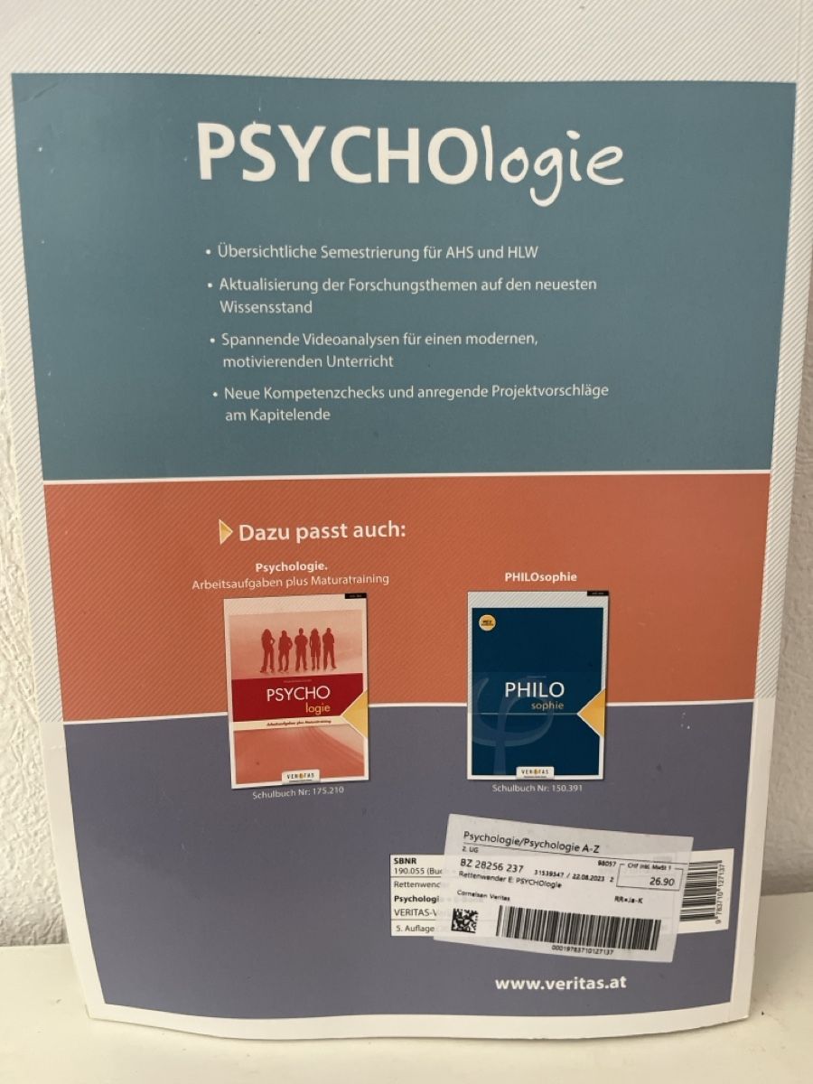 Libri: Psychologie – Usato da St.Gallen venduto da aid_7tl7 1