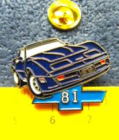 CHEVROLET CORVETTE 1981 AUTO PIN GEPRÄGT LIMITIERT