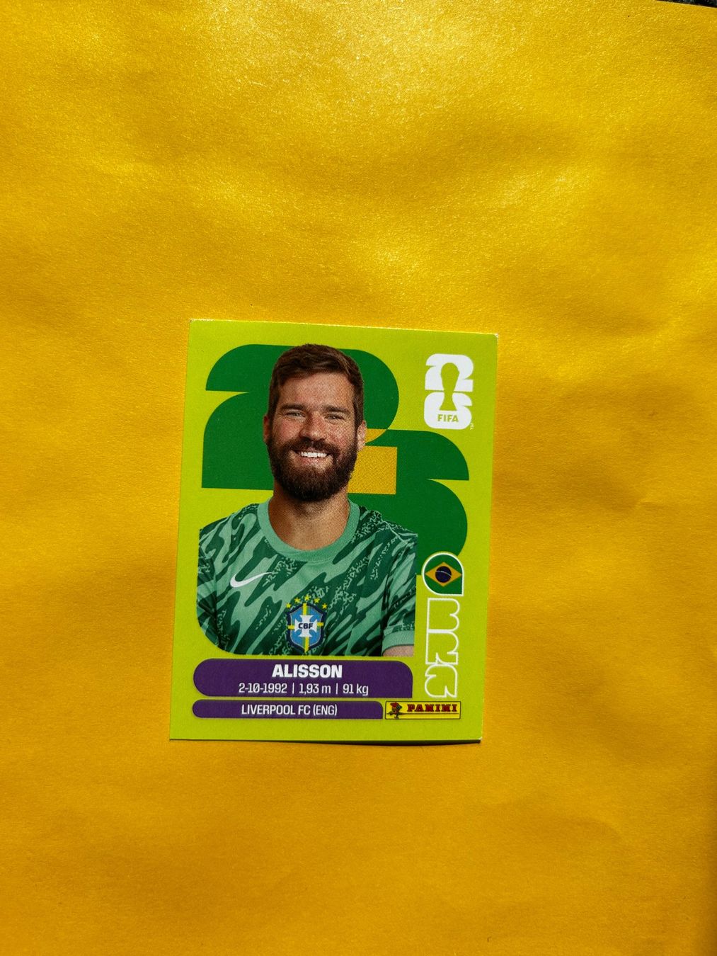 Panini Sammelbilder & Trading cards: BRA 2 Alisson Panini WM 2026 Sticker – Neu (gemäss Beschreibung) aus Züberwangen von ravenixon