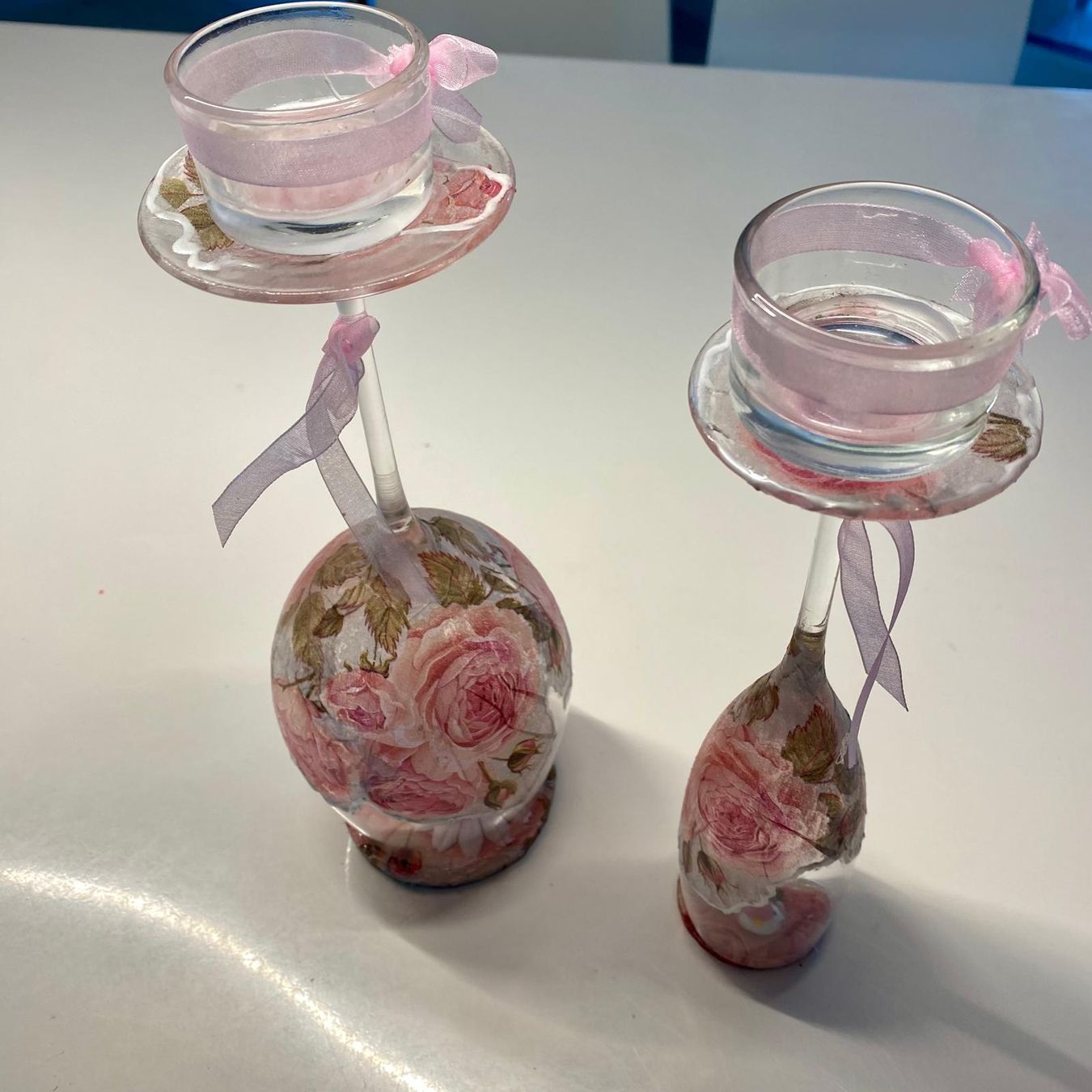 Tutte le decorazioni: Romantische Deko-Glas-Kerzenständer, 2er Set – Usato da Krauchthal venduto da SamsPuce 4