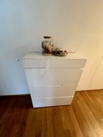 Kommode weiss 4 Schubladen für Schuhe, sehr guter Zustand