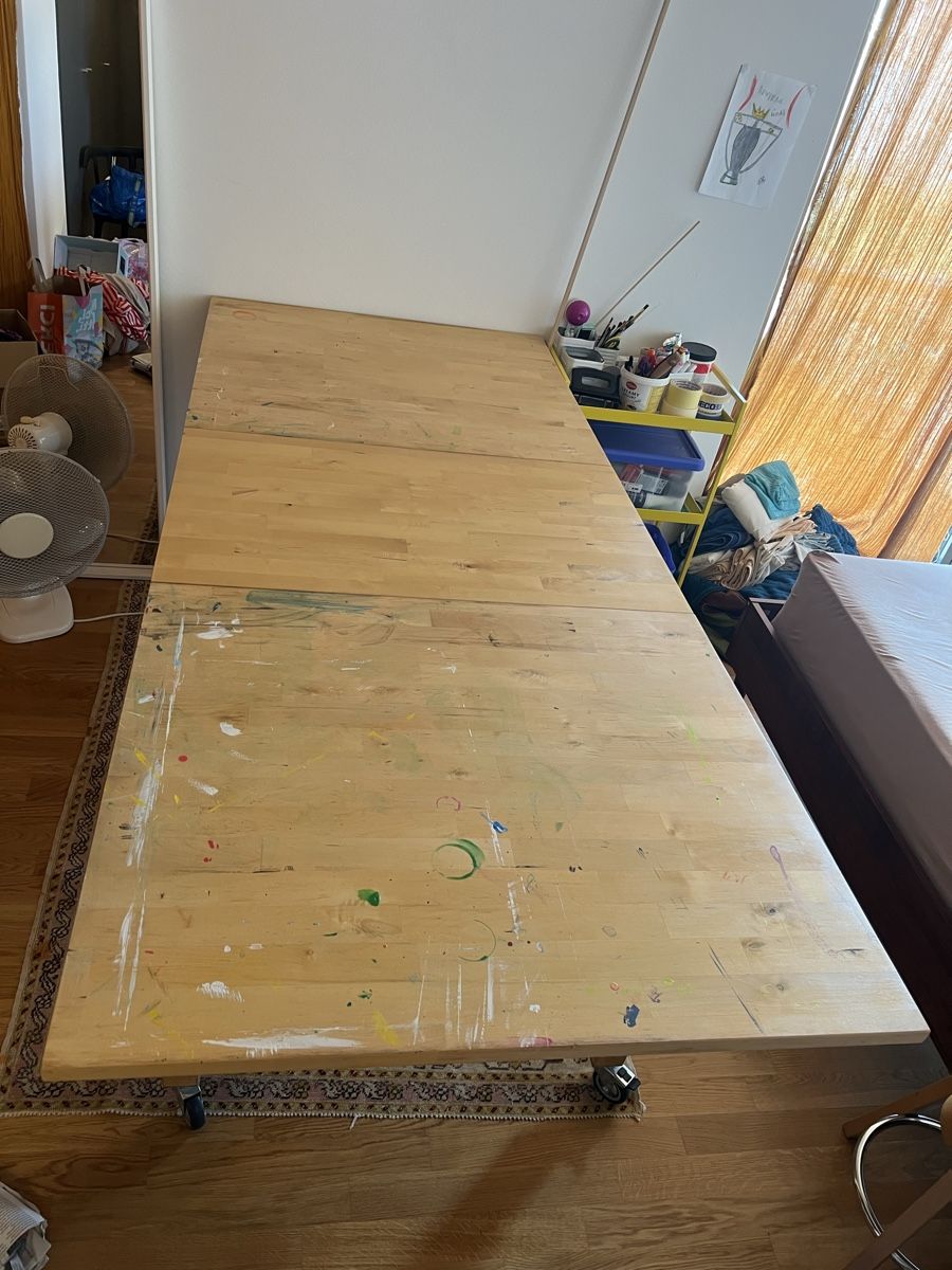 Tische: IKEA NORDEN table with wheels used condition – Gebraucht aus Wädenswil von puh_n8wy 1