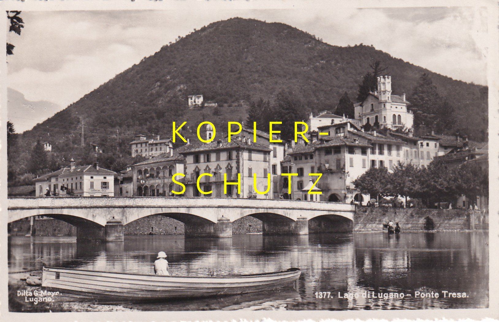 Cartoline postali: Ponte Tresa /ay – Usato da Hombrechtikon venduto da Rudolf07