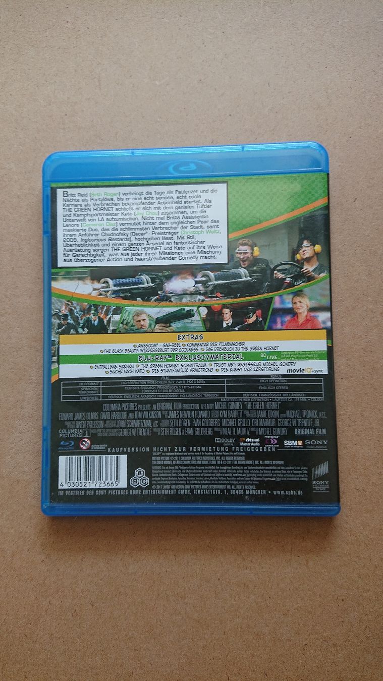 Tutti i DVDs: The Green Hornet Blu-ray  – Usato da Chur venduto da FreakofRarity 1
