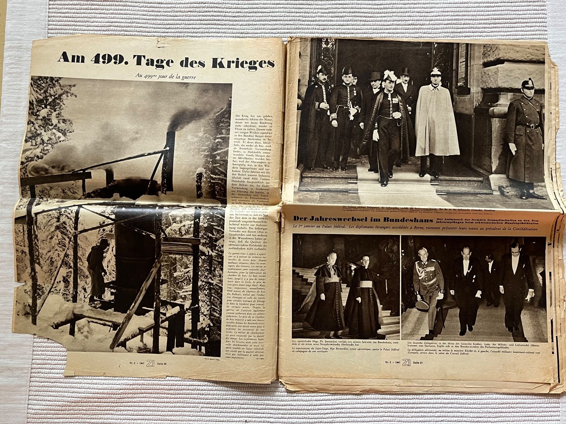 Riviste & Magazine: Zürcher Illustrierte Nr.2; 10.1.1941 General Sir A Wavell – Usato da Zürich venduto da Gurkis 1