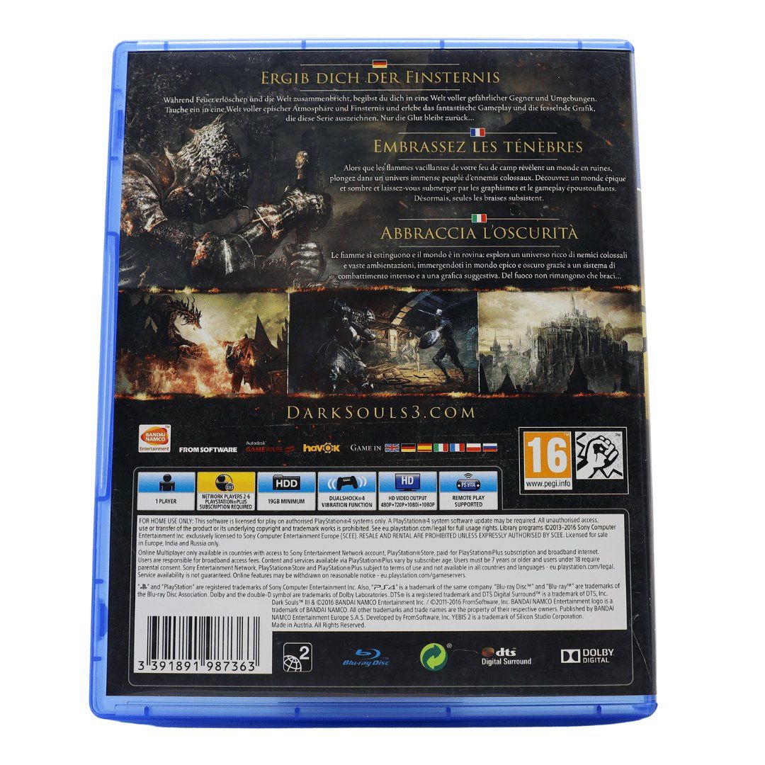 Giochi: Dark Souls III - PS4 – Usato da Paudex venduto da dindeboy 1