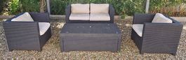 Rattan Gartenlounge in gutem Zustand zu verkaufen
