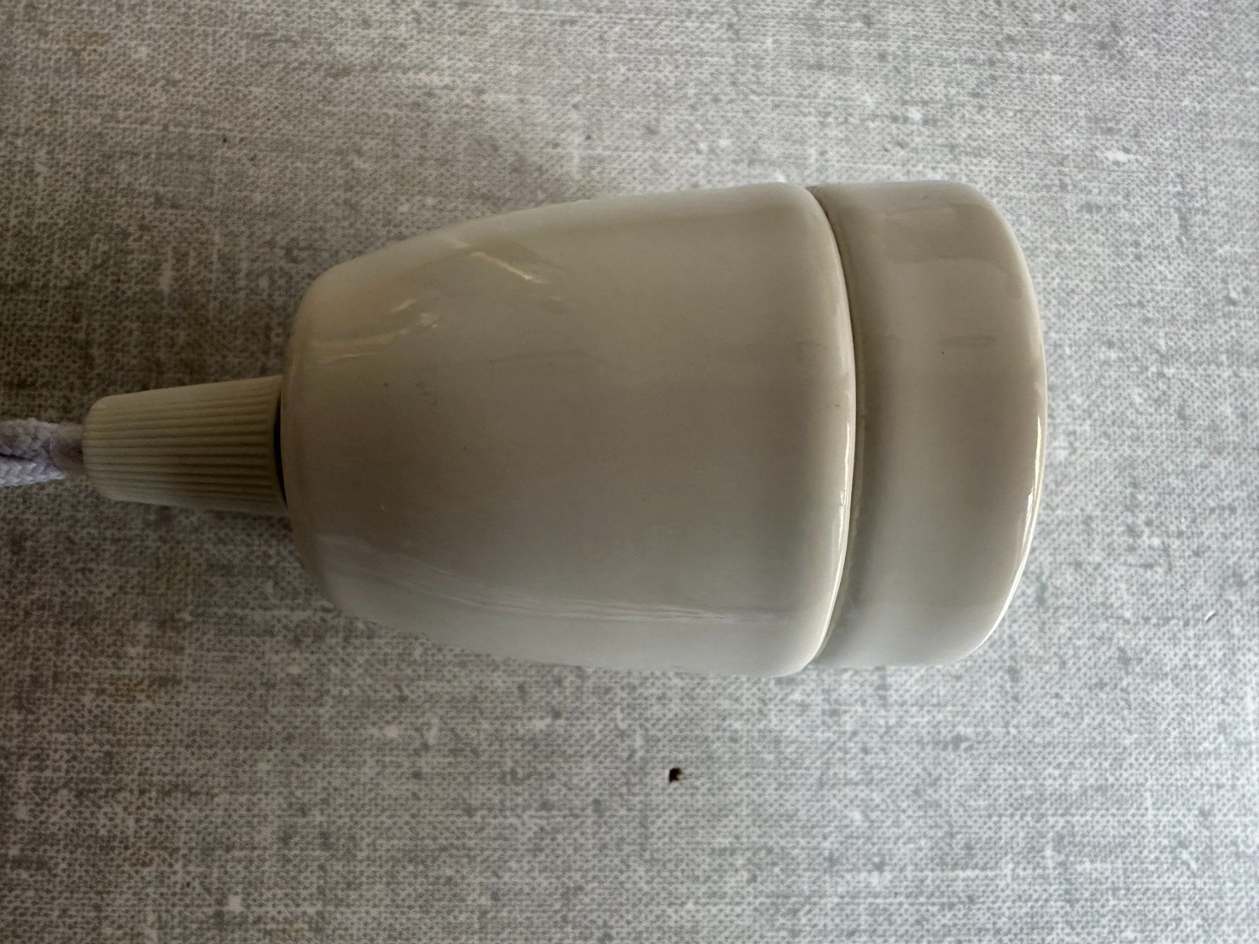Lampadari & plafoniere: Porzellan-Deckenleuchte-Set E27 mit 5m Textilkabel – Usato da Lausanne venduto da brixton 5