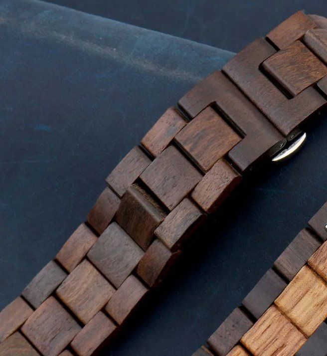 Garmin Smartwatch: Holzarmband bracelet bois für Vivoactive Venu 2 3 4 – Neu und originalverpackt aus Lausanne von WATCH-WORLD 5