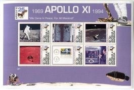 Block "Apollo 11". Antigua und Barbuda.