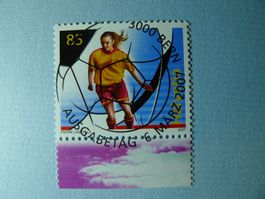 2007 Frauenfussball ET Vollstempel 1228  mit Rand