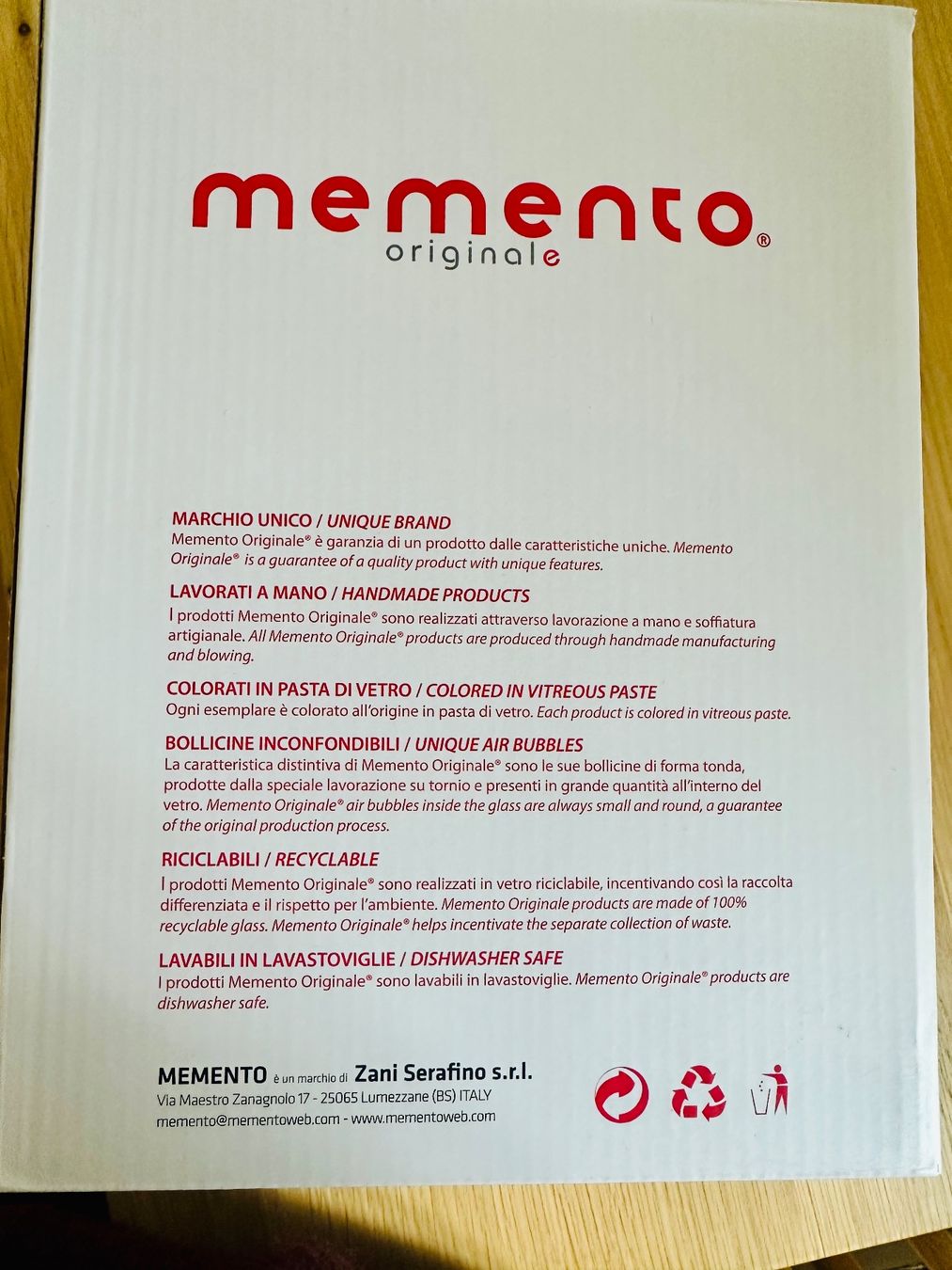 Caraffe: Memento Pitcher / Krug   1,6 l – Nuovo (secondo la descrizione) da Zürich venduto da coisa 5