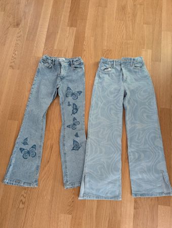 Grosses Hosen Set 134/140 Jeans, Leggins, Schlagleggins