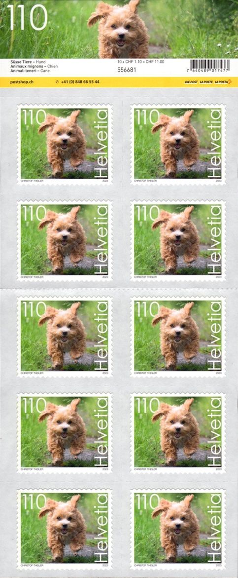 Tutti i francobolli: Bogen Süsse Tiere - Hund** – Nuovo (secondo la descrizione) da Dottikon venduto da haeusibuh5