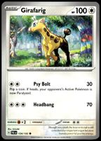 Pokémon Girafarig 154/193   EN SV02 Paldea Evolved