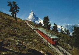 Ansichtskarte Gornergratbahn Zermatt Matterhorn gebraucht
