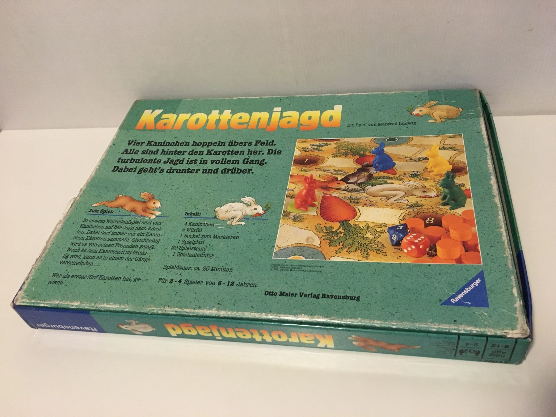 Ravensburger Jeux: Karottenjagd - Spiel von Ravensburger - 1991 – D'occasion à Andwil SG par Rainboli 4