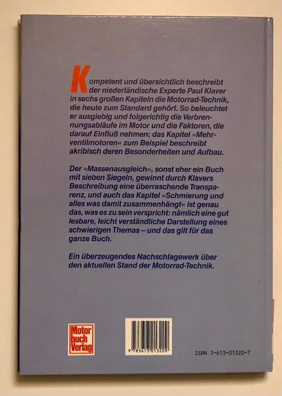 Libri: Das Motorrad und seine Technik – Usato da Strengelbach venduto da Omobono 1