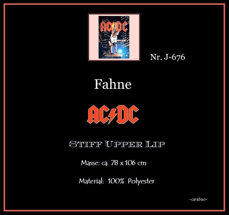 Bandiere: Fahne AC/DC - Nr. J-676 – Nuovo (secondo la descrizione) da Winterthur venduto da --carabao-- 3