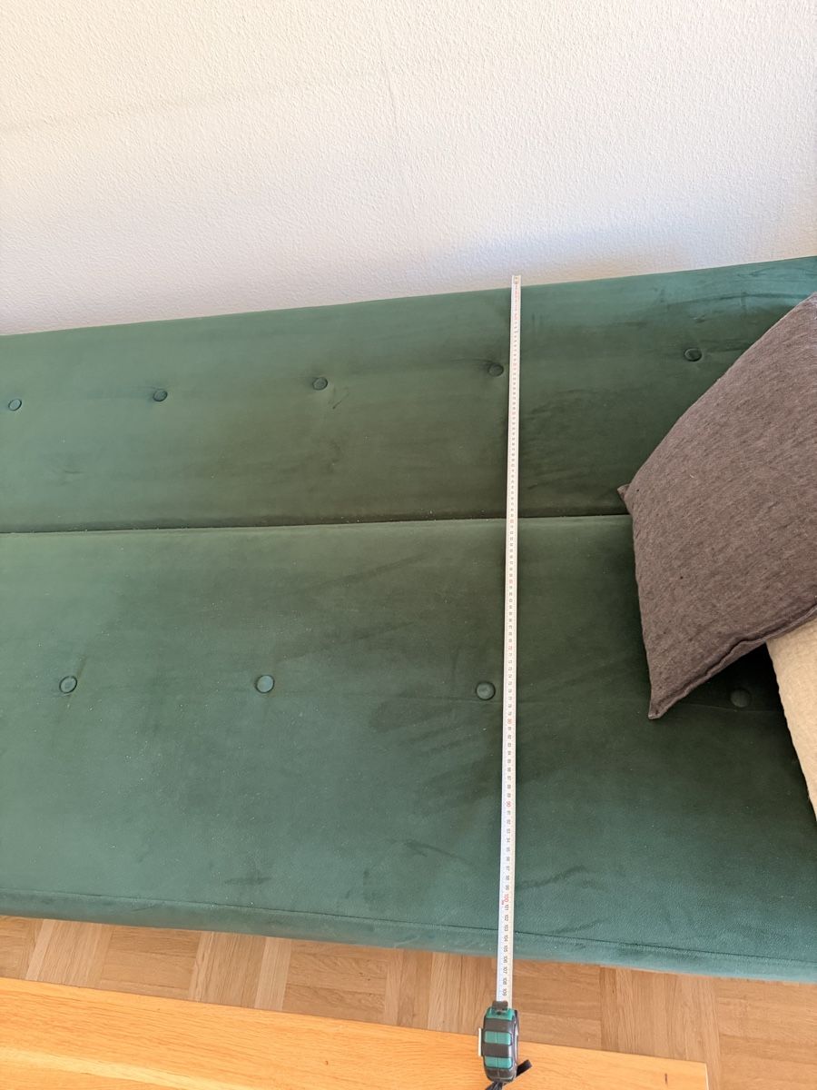 Divani: Grünes Sofa - Veloursofa - Schlafsofa - Sofa Bed – Usato da Zürich venduto da fri_fq26 5