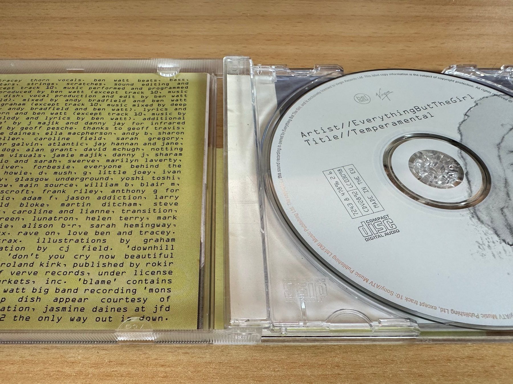 CDs: EverythingButTheGirl – Temperamental – D'occasion à Rikon im Tösstal par Alpenmutz 2