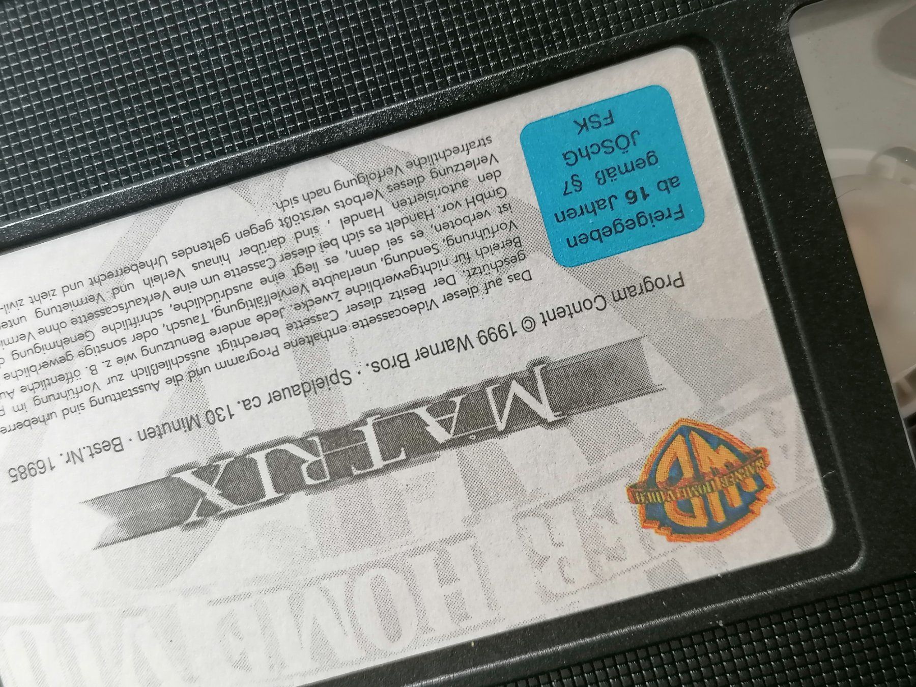 Alle VHS: VHS Matrix 1999 – Gebraucht aus Basel von vintagecollector 3