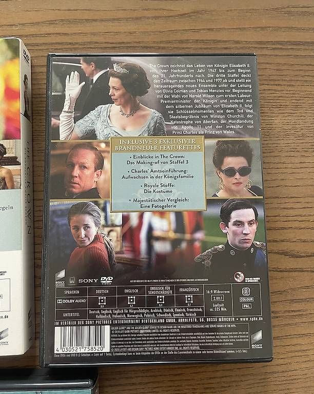 Tutti i DVDs: DVD SET The Crown Staffeln 1-5 – Usato da Zollbrück venduto da Mmartin72 3