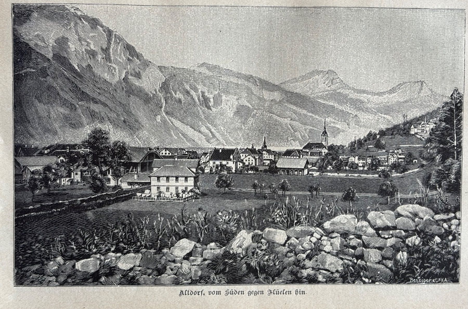 Cartoline postali: Antik Druck, 1902 - Altdorf – Usato da Frauenfeld venduto da Merk52