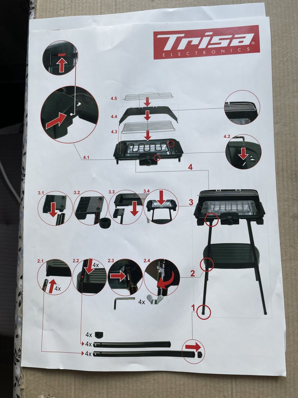 Trisa Griglie: Trisa Elektrogrill SAtandmodel – Nuovo (secondo la descrizione) da Pratteln venduto da 66werni 2