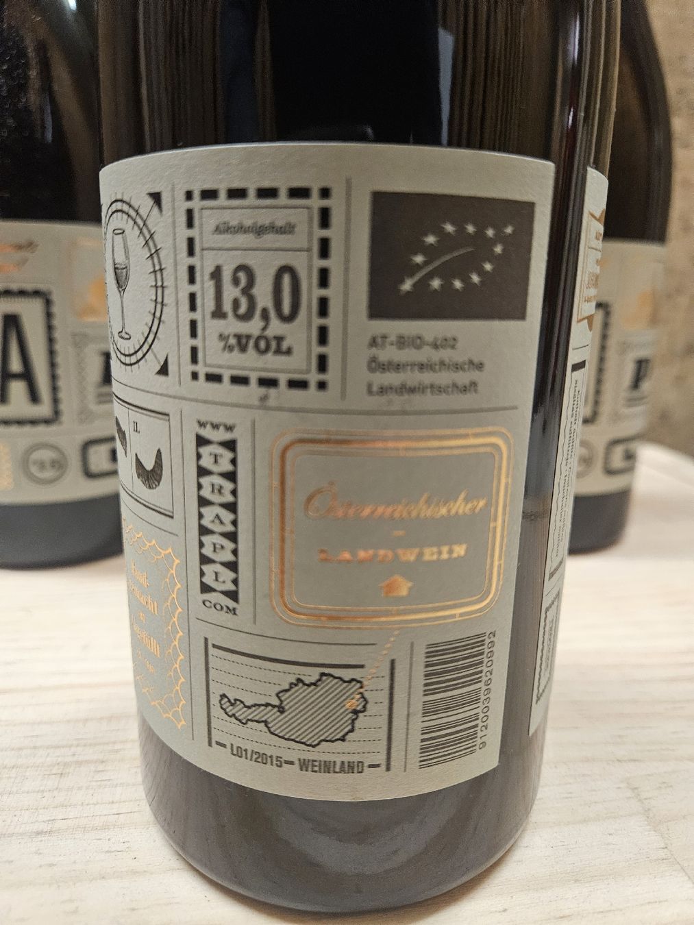 Vino: 3x Trapl Grüner Veltliner  – Nuovo e nell'imballaggio originale da Zofingen venduto da WouterSamwel 2