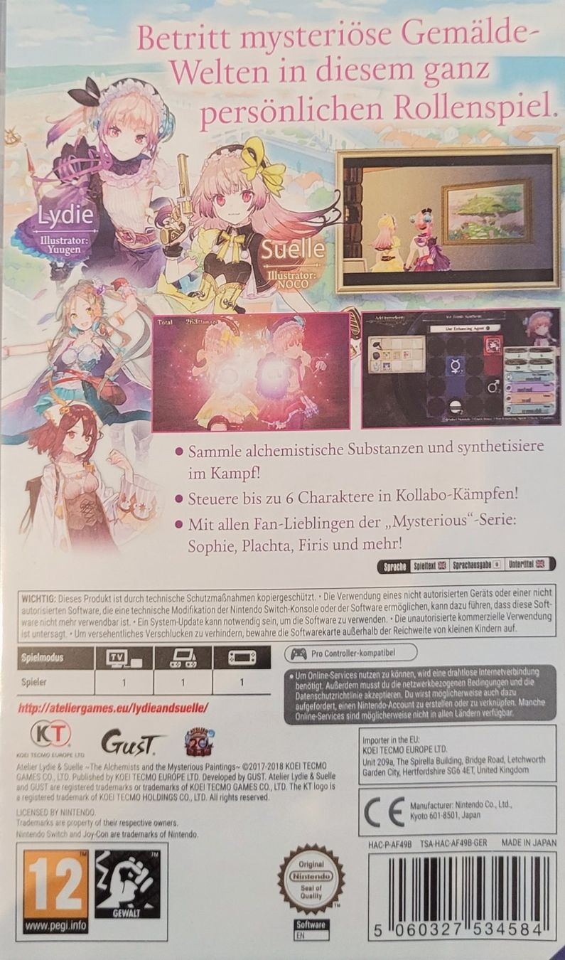 Nintendo Giochi: Atelier lydie & suelle – Nuovo (secondo la descrizione) da Meyrin venduto da Kudo97 1